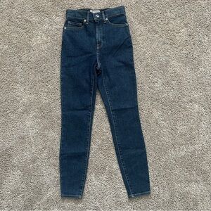 Everlane Dark Blue Size 26 R The Way Hight Skinny Jeans Organic Cotton